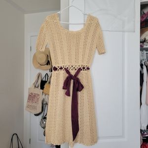 Vintage crochet dress